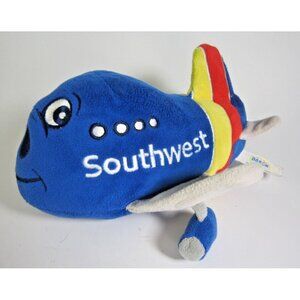 Daron Southwest Airlines Airplane Plane Plush Stuffed Toy 8" - 2015 - Used